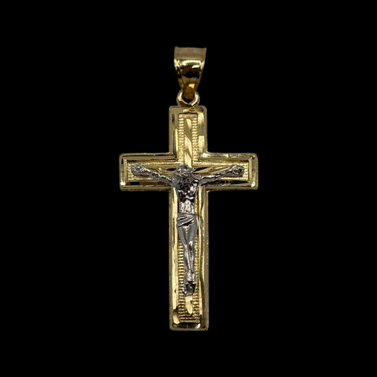 14K Jesus Cross Pendant