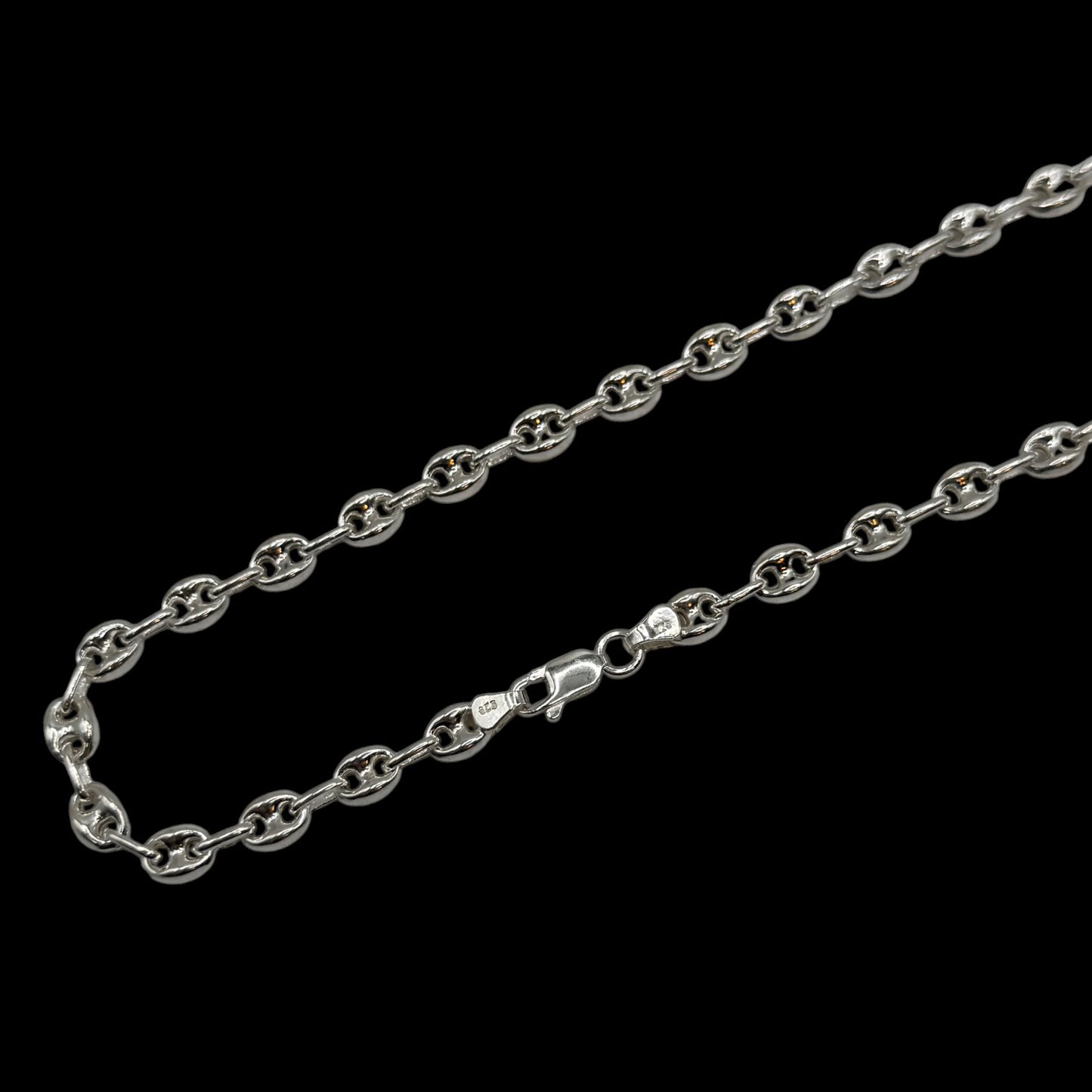 925 6MM Oval Link Chain